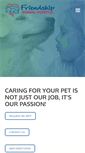 Mobile Screenshot of friendshipanimaldoc.com