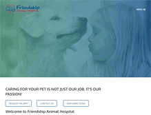 Tablet Screenshot of friendshipanimaldoc.com